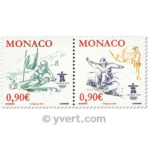 n° 2710/2711 -  Timbre Monaco Poste