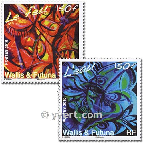 n° 742/743 -  Timbre Wallis et Futuna Poste