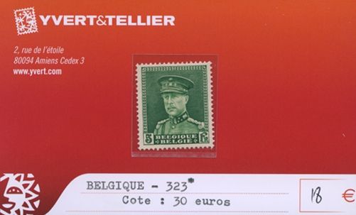 BELGIQUE - n°323*