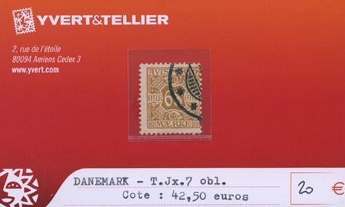 DANEMARK - T.Jx. n°7 (oblitéré)