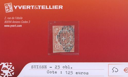 SUISSE - n°23 (oblitéré)