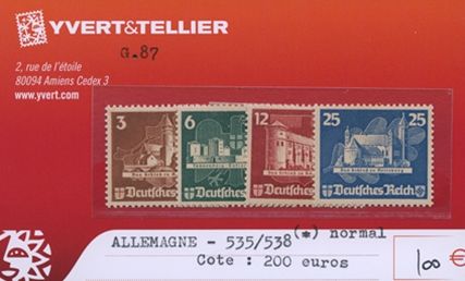 ALEMANIA - n°535/538(*)