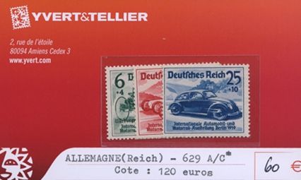 ALLEMAGNE - n°629 A/C*