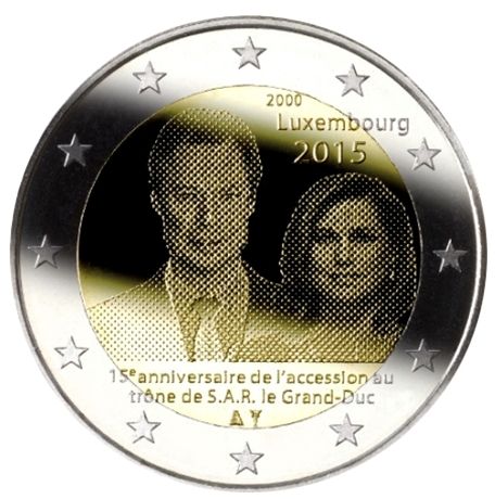 €2 COMMEMORATIVE COIN 2015 : LUXEMBOURG