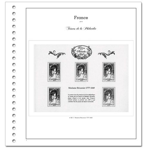 TRESORS DE LA PHILATELIE : 2014 (sets with mounts)