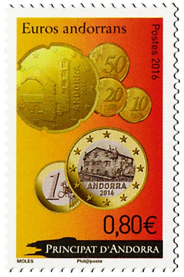 n° 777/778 - Timbre Andorre Poste