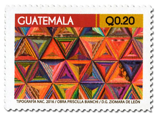 n° 725 - Timbre GUATEMALA Poste