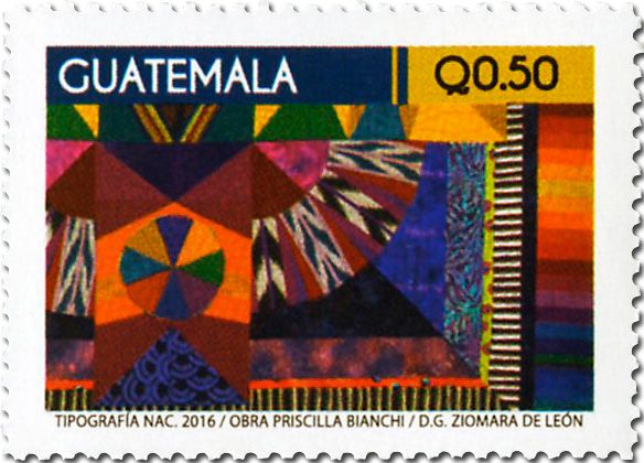 n° 725 - Timbre GUATEMALA Poste