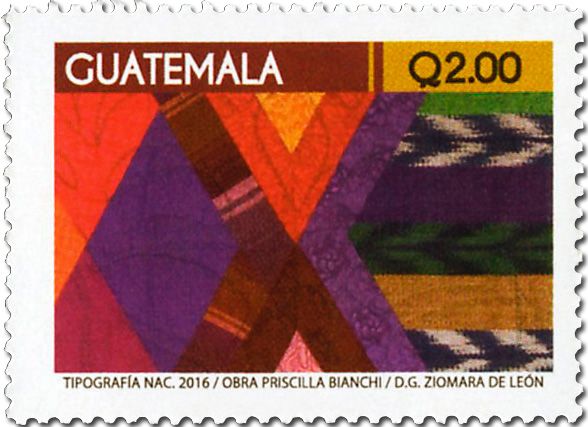 n° 725 - Timbre GUATEMALA Poste