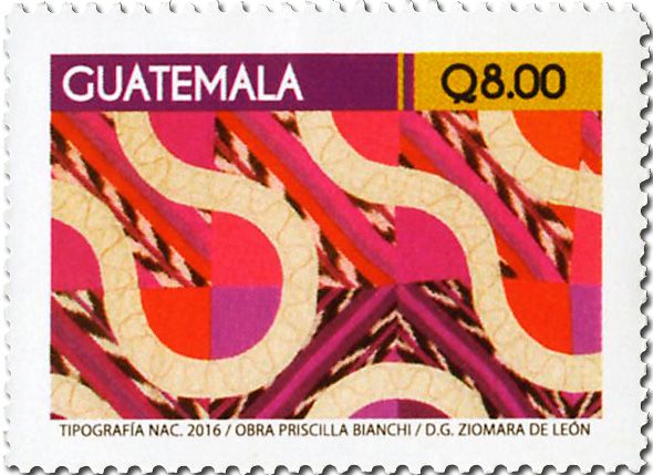 n° 725 - Timbre GUATEMALA Poste