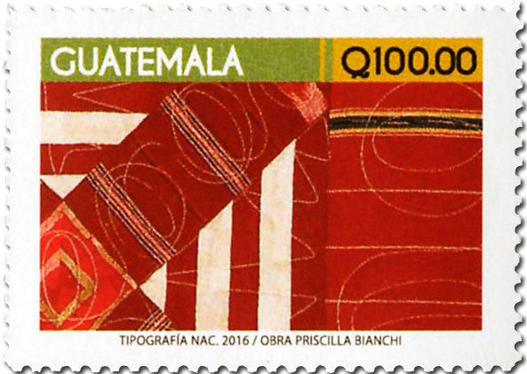 n° 725 - Timbre GUATEMALA Poste