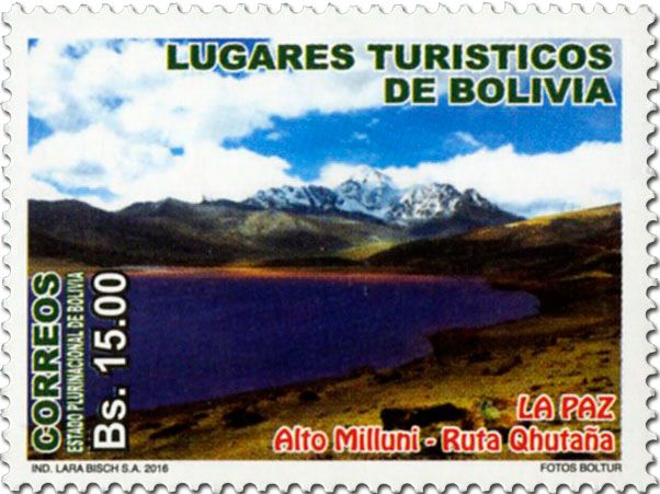 n° 1586 - Timbre BOLIVIE Poste