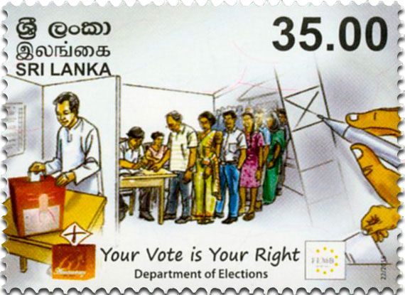 n° 1992 - Timbre SRI LANKA Poste