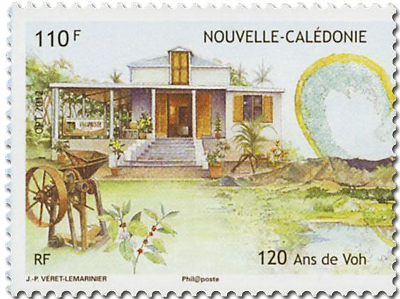 n° 1143/1144 -  Selo Nova Caledónia Correios