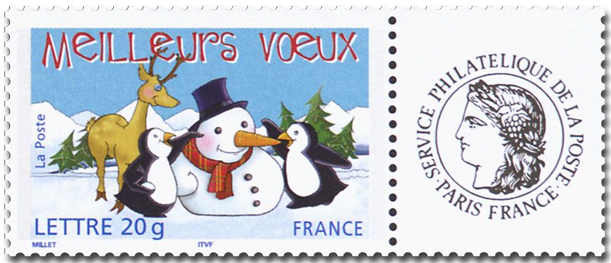 nr. 3853A/3857A -  Stamp France Personalized Stamp