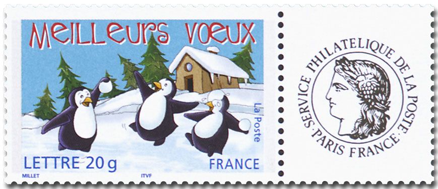 nr. 3853A/3857A -  Stamp France Personalized Stamp