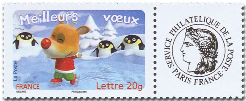 nr. 3986A/3990A -  Stamp France Personalized Stamp