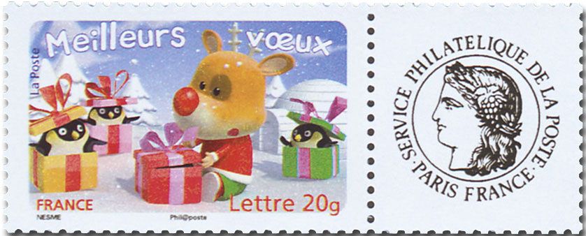 nr. 3986A/3990A -  Stamp France Personalized Stamp