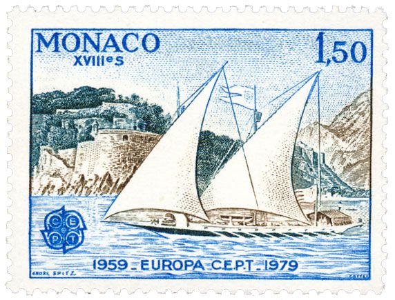 n° 1186a/1188a (BF 17) -  Timbre Monaco Poste