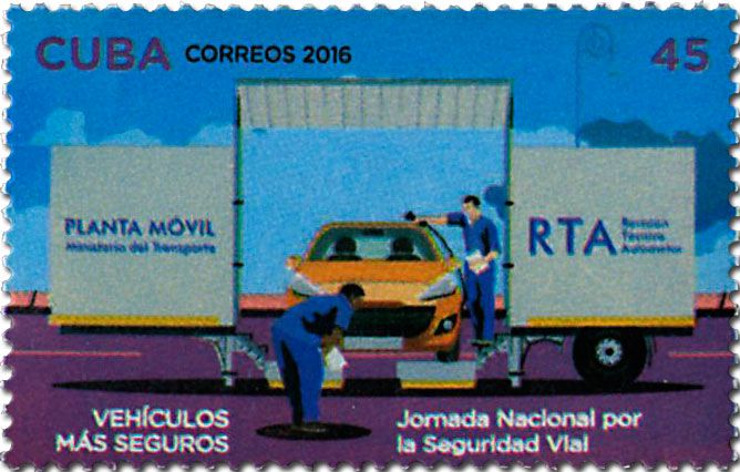 n° 5516/5520 - Timbre CUBA Poste