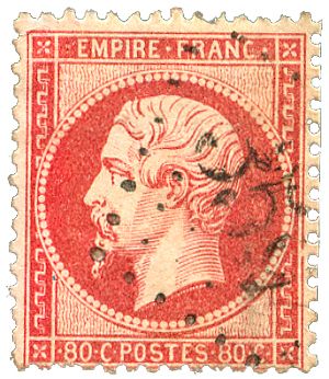 n.° 19/24 obl. - Napoleón III (NON LAURÉ)