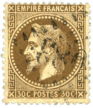 n° 25/26A/27A/28B/29B/30/31/32 obl. - Empire lauré