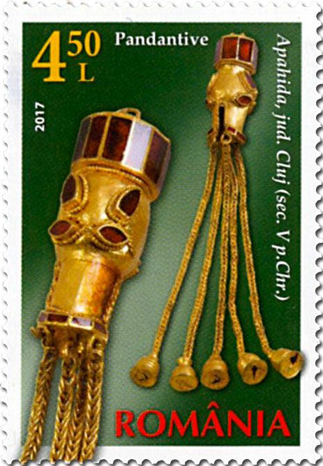 n° 6152/6155 - Timbre ROUMANIE Poste