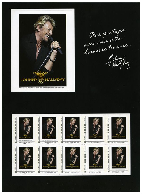 FRANCE : Collector Johnny Hallyday