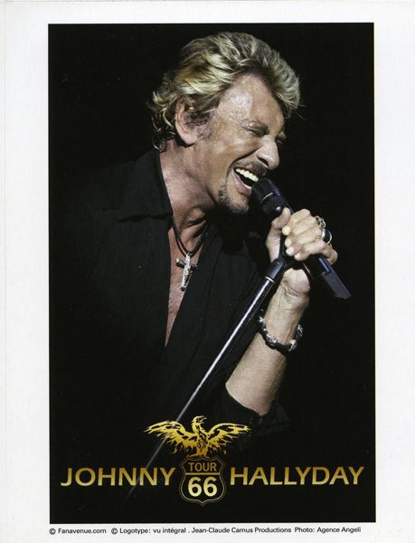 FRANCE : Collector Johnny Hallyday