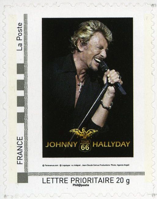 FRANCE : Collector Johnny Hallyday