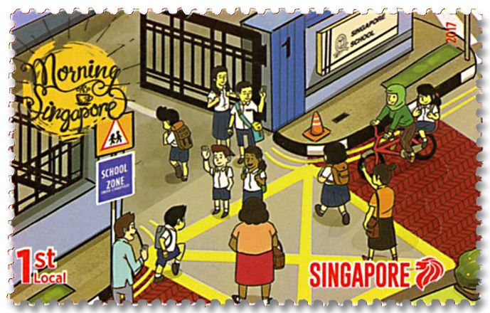 n° 2208/2213 - Timbre SINGAPOUR Poste