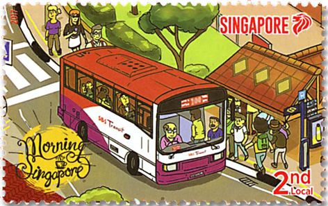 n° 2208/2213 - Timbre SINGAPOUR Poste