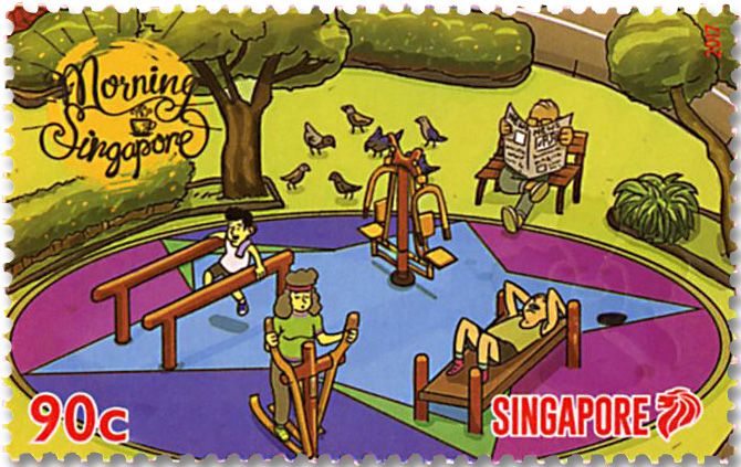 n° 2208/2213 - Timbre SINGAPOUR Poste