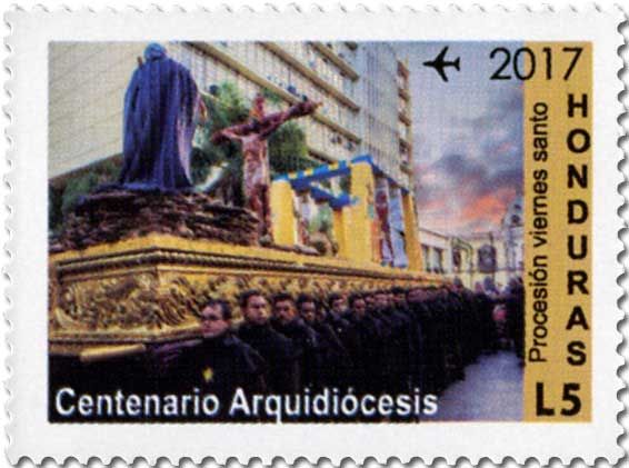 n° 1440/1448 - Timbre HONDURAS Timbres pour poste aérienne