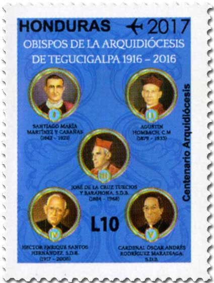 n° 1440/1448 - Timbre HONDURAS Timbres pour poste aérienne