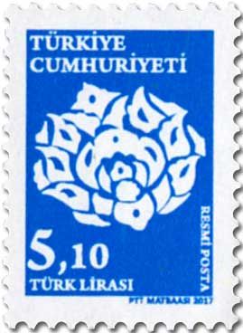 n° 343/347 - Timbre TURQUIE Timbres de service