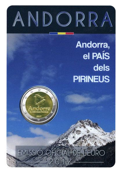 BU : 2 EURO COMMEMORATIVE 2017 : ANDORRE (Le pays des Pyrénées)