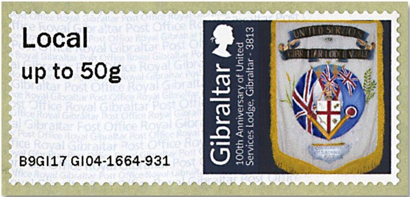 n°71/76 - Timbre GIBRALTAR Timbres de distributeurs