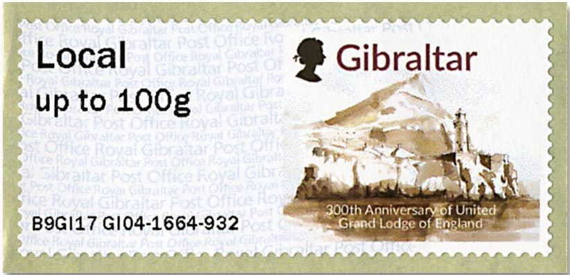 n°71/76 - Timbre GIBRALTAR Timbres de distributeurs