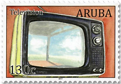 n°977 - Timbre ARUBA Poste