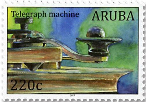 n°977 - Timbre ARUBA Poste