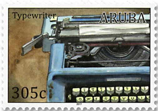 n°977 - Timbre ARUBA Poste