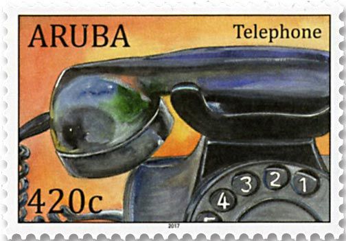 n°977 - Timbre ARUBA Poste