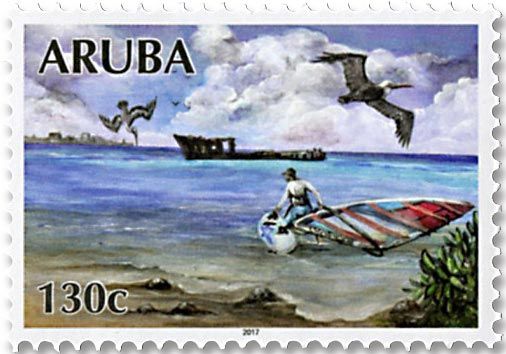 n°982/989 - Timbre ARUBA Poste