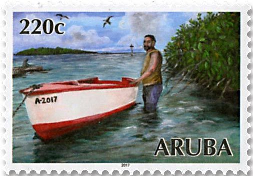 n°982/989 - Timbre ARUBA Poste