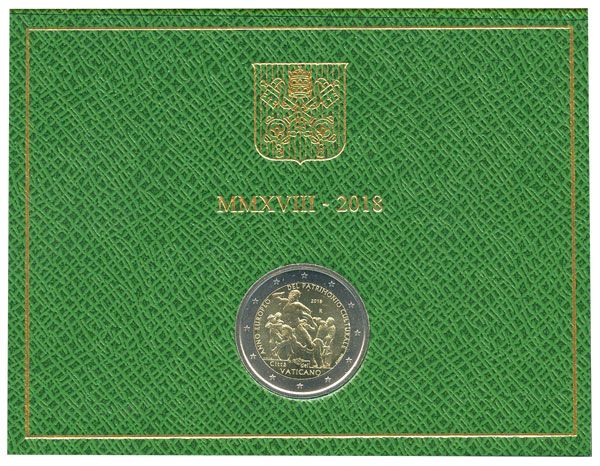 BU : 2 EURO COMMEMORATIVE 2018 : VATICAN (Année européenne du patrimoine culturel)