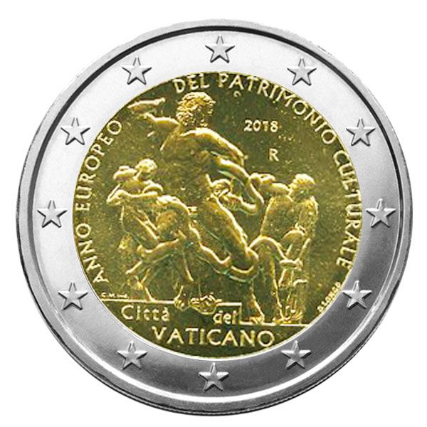 BU : 2 EURO COMMEMORATIVE 2018 : VATICAN (Année européenne du patrimoine culturel)