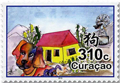 n° 579/584 - Timbre CURACAO Poste