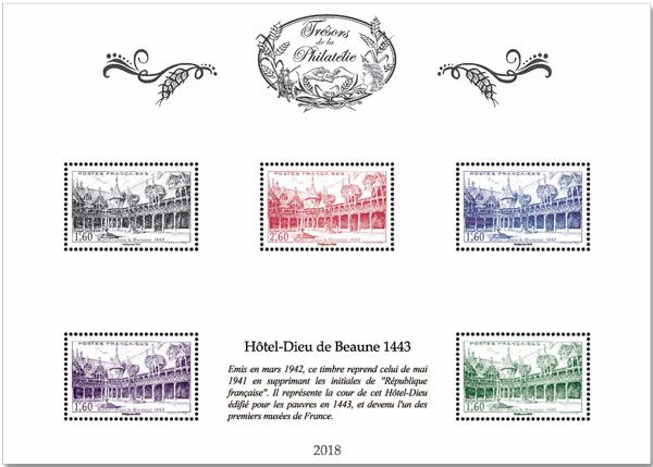 Blocs TRESORS DE LA PHILATELIE (2018)