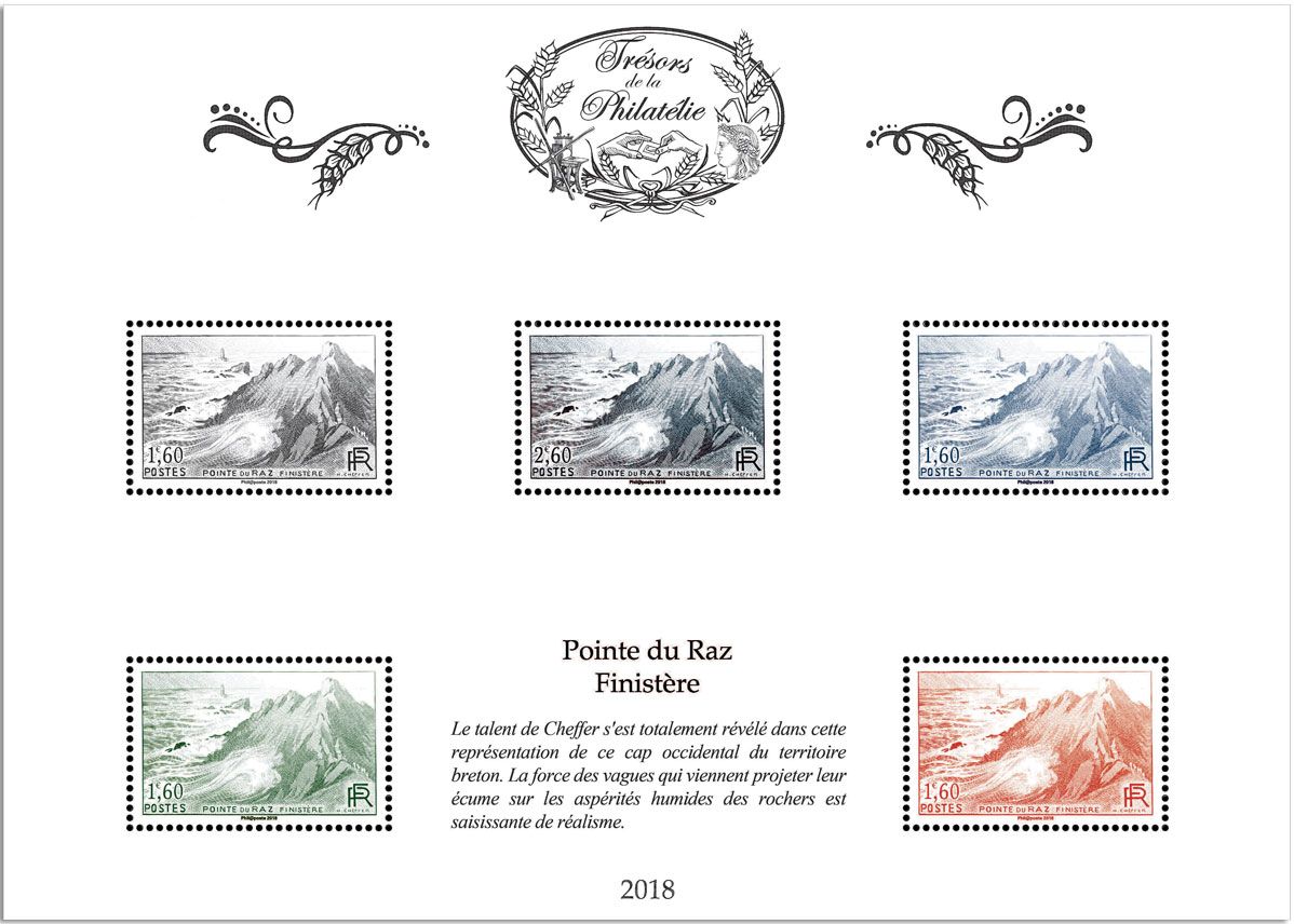 Blocs TRESORS DE LA PHILATELIE (2018)